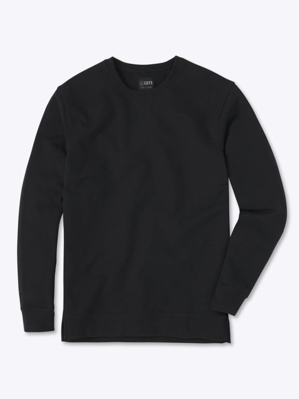Cuts Clothing Hyperloop Pullover Split-Hem - Black